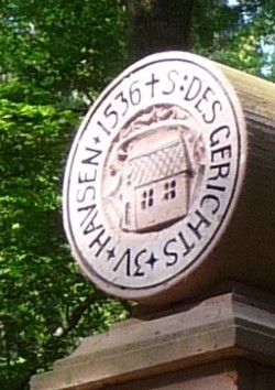 Stelenkopf am St.-Jost-Pilgerweg in Fischbachtal