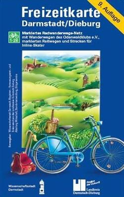 Freizeitkarte des Landkreises Darmstadt-Dieburg - Titelblatt