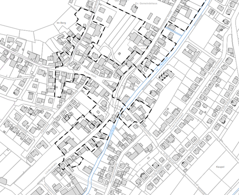 Ausschnitt der Fördergebietskarte "Niedernhausen Süd"