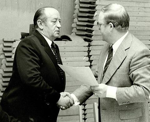 Die ehemaligen Bürgermeister Georg Röder und Ludwig Vierheller