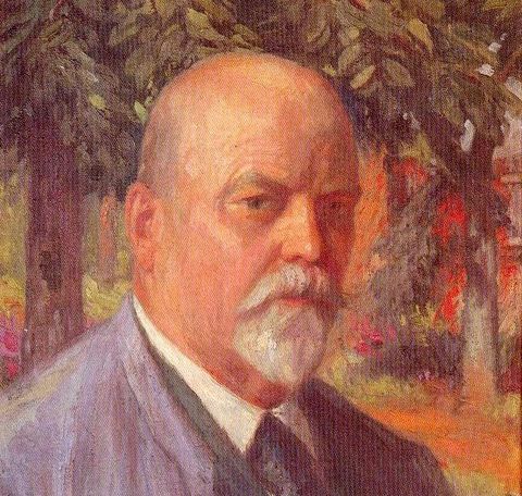 Selbstbildnis Johannes Lippmann 1924