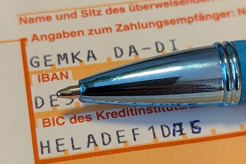 Überweisungsträger