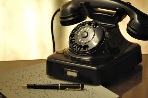 Telefon mit Wählscheibe