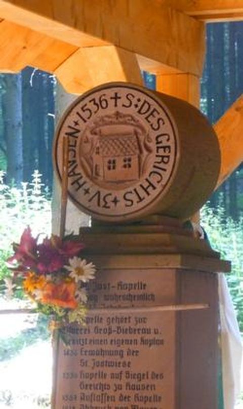 in der Waldkapelle am St.-Jost-Pilgerweg