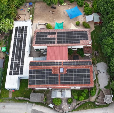 Kita von oben - Foto Energiegenossenschaft Darmstadt EG