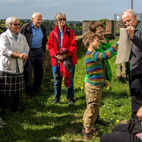 Schlossführung mit den Geo-Park-Vor-Ort-Begleitern
