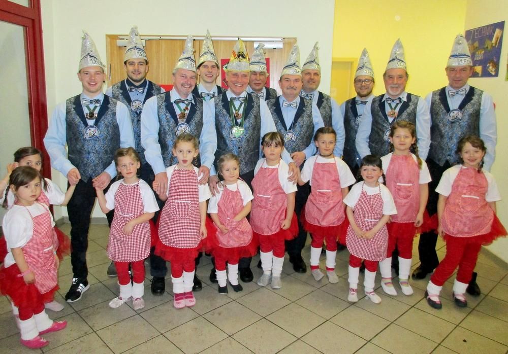 Der Elferrat der Abteilung Karneval in Fischbachtal