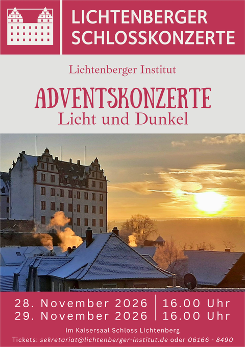 Adventskonzerte Plakat